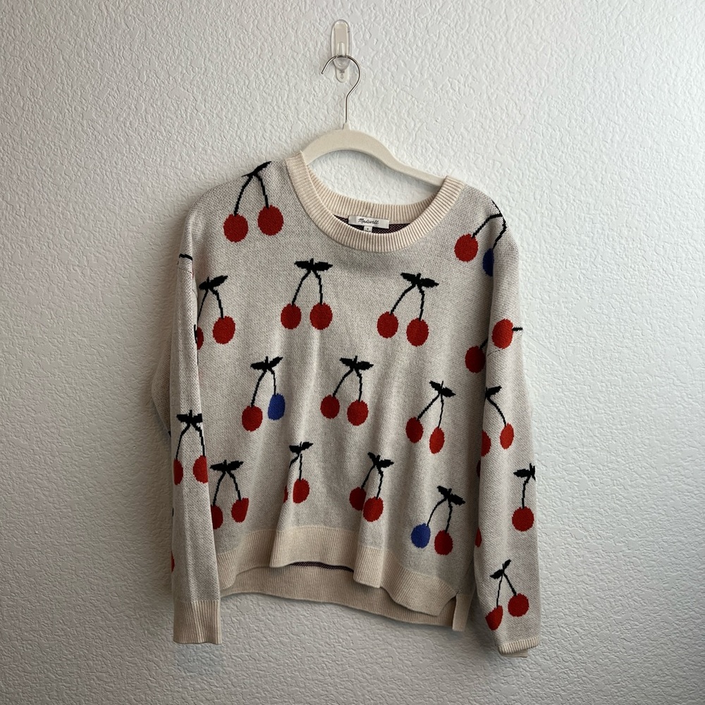 Madewell Cherry Sweater
